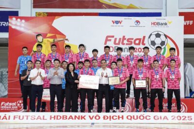 Những chiến binh Thái Sơn Bắc về đích với ngôi vị Á quân tại Giải futsal VĐQG 2025