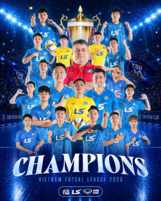 CLB Futsal Thái Sơn Bắc xuất sắc là nhà vô địch giải Futsal HDBank VĐQG 2026